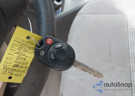 2012 Ford Fusion S z USA, uszkodzony, nr VIN 3FAHP0GA1CR350745